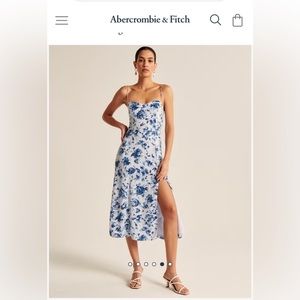 Abercrombie and Fitch High Slit MIDI Dress